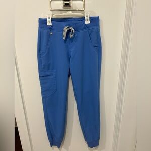 XS Zamora Jogger Ceil Blue Scrub Pant